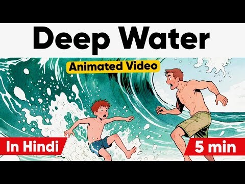 Deep Water Animated Story in Hindi | Class 12 English Flamingo Chapter 3 Full Explanation