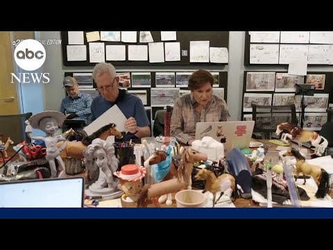 Tom Hanks, Tim Allen, Greta Lee, Craig Robinson take sneak peek at 'Toy Story 5' toys