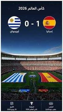 إسبانيا 1-0 أوروجواي | جميع الأهداف وملخص المباراة | كأس العالم 2026
