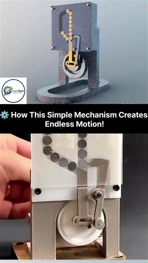 How This Simple Mechanism Creates Endless Motion! | Genius Engineering Explained ⚙️🤯