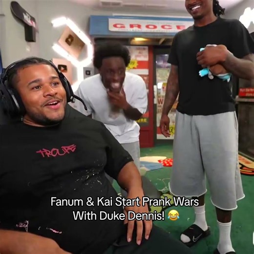 Fanum & Kai Start Prank Wars With Duke Dennis! 😂