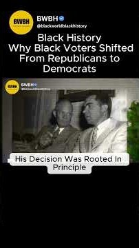 Black History: The Story Behind America's Black Political Realignment'' #blackhistory #shorts