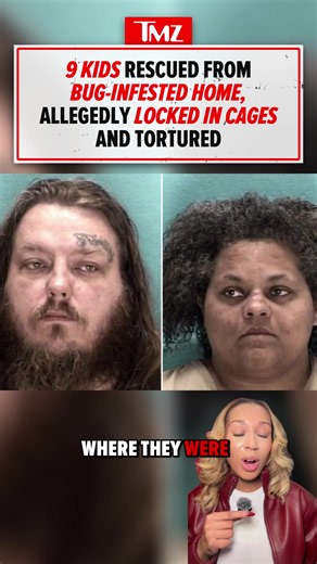 🚨 9 children have been rescued from a home in Licking County, Ohio, where they were allegedly tortured, locked in dog cages and forced to endure deplorable living conditions for years.