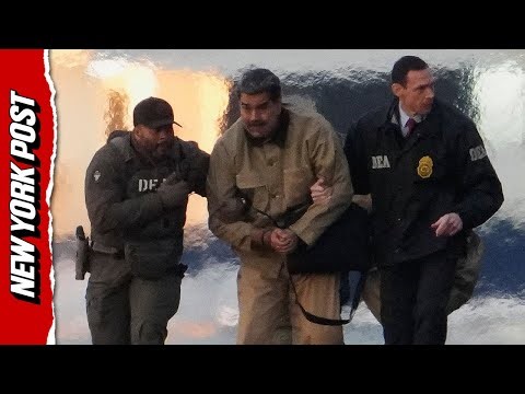 Cuffed Maduro Arrives by Helicopter to Face Charges in NYC