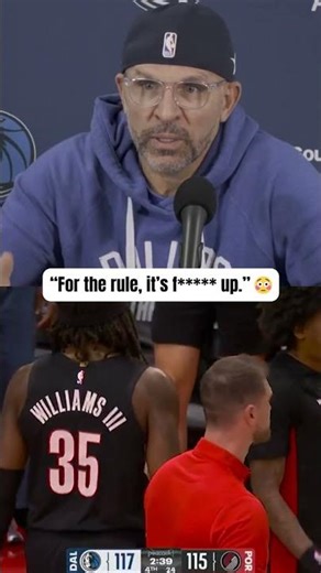 Jason Kidd didn't mince words 😳