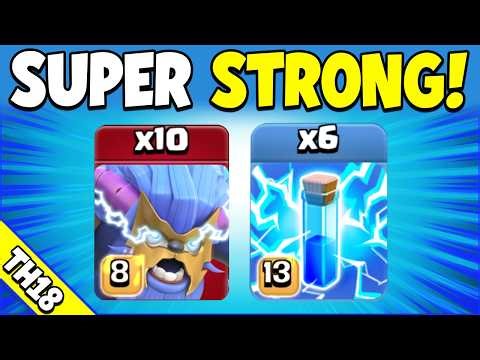 Mass Super Yetis are UNSTOPPABLE after April Update! Best TH18 Attack Strategy (Clash of Clans)