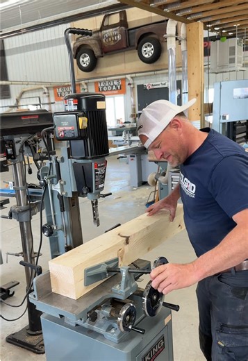 Cutting and test fitting mortises with the King hollow chisel mortiser | Cutting A Wood Tutorial