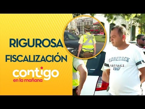 ESTRICTA FISCALIZACIÓN: Conductor andaba en auto con multas por $36 millones - Contigo en la Mañana