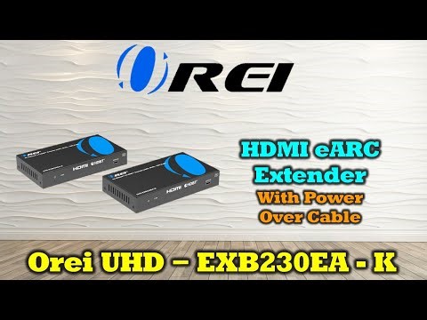 Professional HDMI Over Cat6 – OREI HDBaseT 3.0 eARC Balun with CEC & RS-232