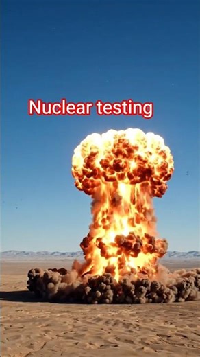 What If a Nuclear Bomb Explodes? 💥😱 AI video #AIvideo #NuclearExplosion #Simulation #VFX #Cinematic