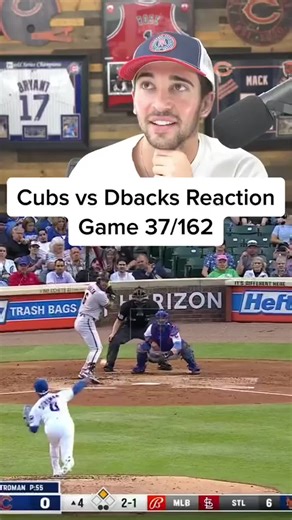 Cubs Look to Win Game 1 vs Diamondbacks #cubs #cubsbaseball #MLB #mlbbtiktok #chicagocubs #foryou #