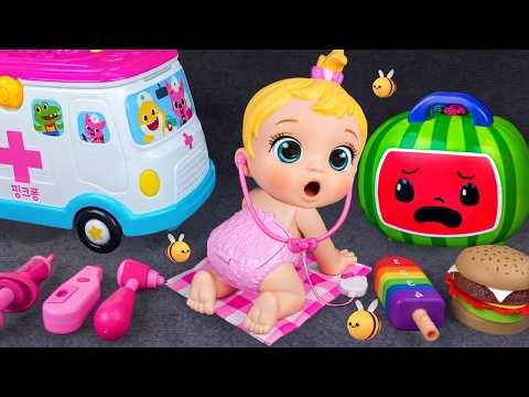 37 Minutes Satisfying with Unboxing COCOMELON Doctor Playset, PINKFONG Collection ASMR | Lina Review