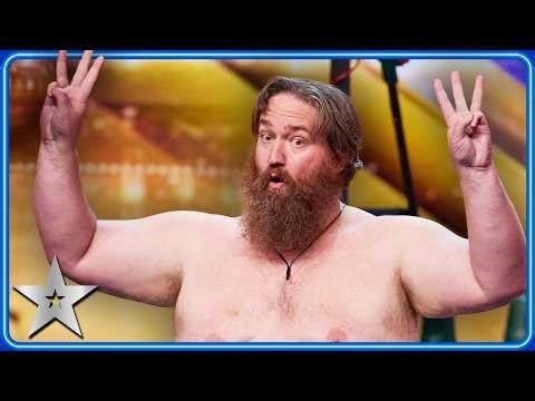 Act leaves KSI SQUIRMING with VERY DANGEROUS STUNTS! | Auditions | BGT 2026