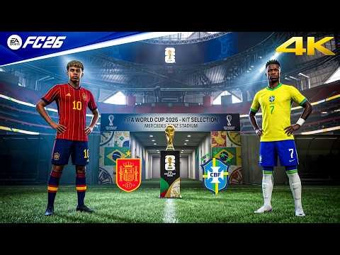 FIFA 26 - Spain vs. Brazil - FIFA World Cup 2026 Final Match | PS5™ Pro [4K60]