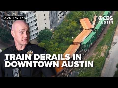 FULL MEDIA BRIEFING: Train derails in downtown Austin