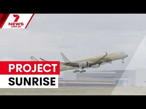 Qantas A350 to fly non-stop from France to Australia | 7NEWS