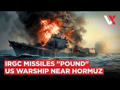 US Cries "Fake News" As Iran Claims Missile Strikes On Warship Near Jask Island | Hormuz | VERTEX