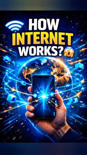 How Does the Internet Work? 🌐 | The Whole World in One Click #internet #facts #ai #animation#explain