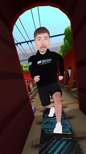 MrBeast vs PewDiePie & The Running Mystery Box! 📦🏃‍♂️#shorts