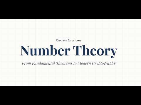 Number Theory in Discrete Structures: Primes, Modular Arithmetic & Cryptography