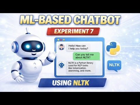 ML - Based Chatbot Development using NLTK 