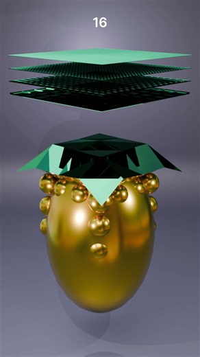 Satisfying 3D Cloth Simulation (Blender)