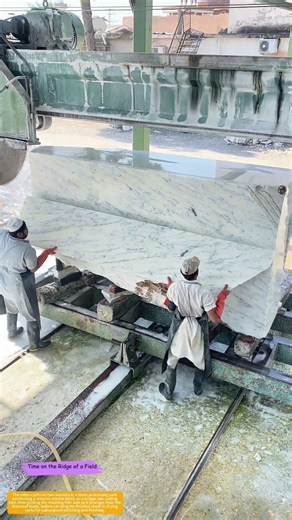 Slicing the Stone: How a Diamond Blade Turns a Marble Block into Slabs