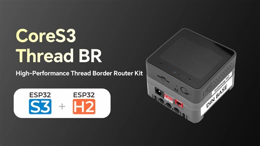 #M5StackNew 🎉 CoreS3 Thread BR Released CoreS3 Thread BR is a powerful Thread Border Router kit combining the CoreS3 controller and Module Gateway H2, suited for applications such as smart homes, environmental monitoring, sensor networks, and low-power wireless communication nodes. ✨Features ✅ ESP32-S3, 16MB Flash, 8MB PSRAM, microSD Card Slot ✅ 9-axis IMU Sensor: BMI270 BMM150, Proximity Sensor LTR-553ALS-WA ✅ Audio Codec ES7210, Dual Microphone Input, Hi-Fi Power Amplifier AW88298 1W Speaker 