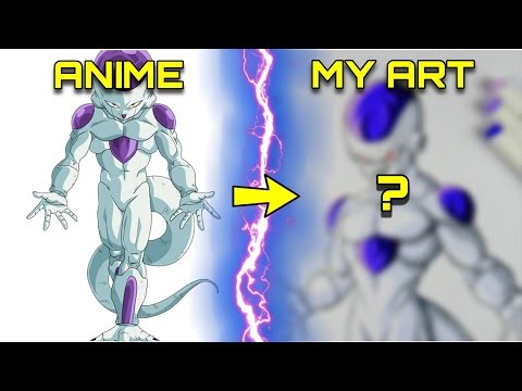 Drawing Frieza Final Form | Speed Version