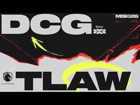 VERTICAL | TLAW vs DCG | MSI 2026 | Play In Day 2 #shorts