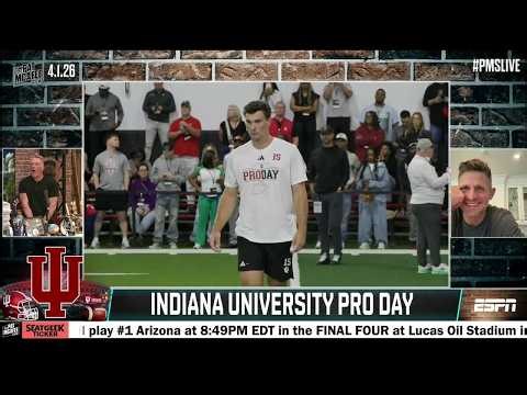 Making Dan Orlovsky watch Fernando Mendoza's Indiana Pro Day 😅 | The Pat McAfee Show