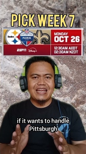 Pittsburgh Steelers vs. New Orleans Saints 🏈 NFL Week 7 (2026) | 😱 #NFL #SteelersvsSaints #NFLWeek7