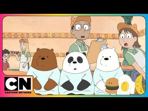 🐻🍟🐻 We Bare Bears - Best FOOD Compilation 🍕🐻 | Cartoon Network Asia