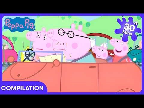 Stuck In Traffic! 😮🚘🛣️| Peppa Pig | WildBrain Kids
