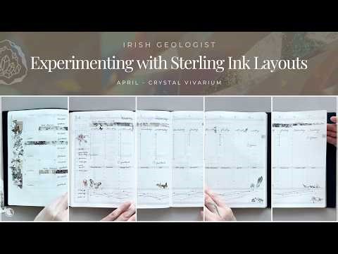 Experimenting with Sterling Ink Layouts | Imagining Myself as an Irish Geologist