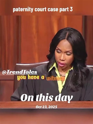 On This Day Oct 23, 2025 — You Are Not The Father | Paternity Court Drama