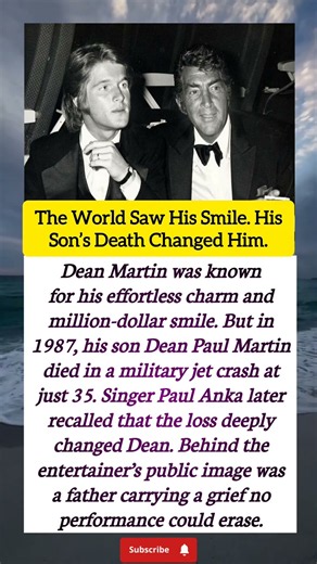 Dean Martin Never Fully Recovered From His Son’s Death