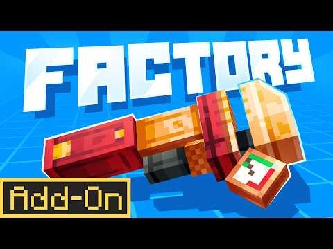 FACTORY ADDON Auto Mining, Smelting & Crafting?! in Minecraft Bedrock Survival