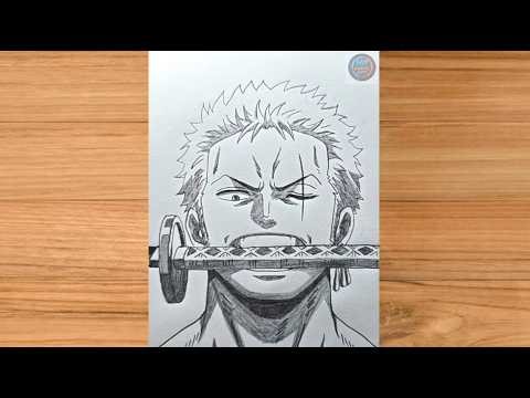 How to draw Roronoa Zoro | Step-by-Step One Piece Art (Easy + Pro Shading)