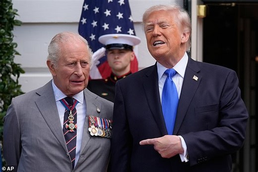 Trump hails 'the greatest king' after state visit