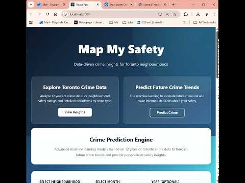 Map My Safety Toronto - Alameda hacks