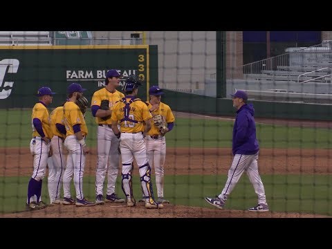 LSU baseball scrimmage footage from Friday January 30