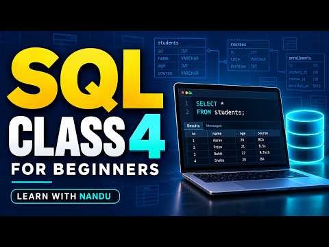 SQL Class | Introduction to SQL for Beginners#sql #sqlforbeginners #sqltutorial #learnsql #dax