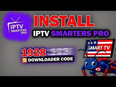 Install IPTV Smarters Pro on ANY Smart TV & Firestick (2026) | Working Downloader Codes