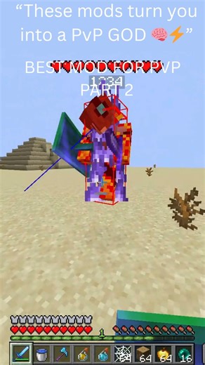 These Mods Make You UNSTOPPABLE in PvP 💀#minecraft #minecraftmods #pvp #gaming #minecraftpvp #mods