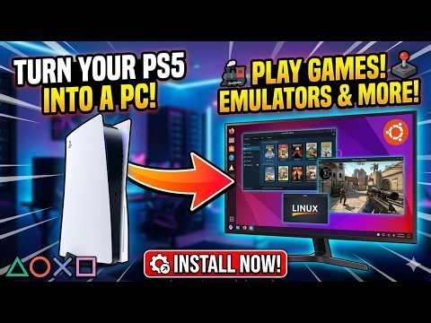 Turn Your PS5 Into a PC 🔥 Install Linux & Run Games, Emulators & More!