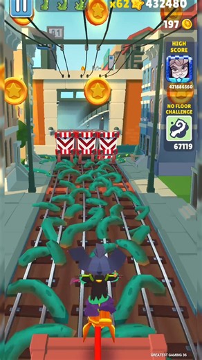 Subway surfers plant invasion new season gameplay #subwaysurfers #shorts