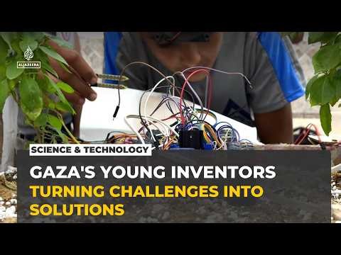 Young inventors in Gaza turn wartime challenges into technology solutions
