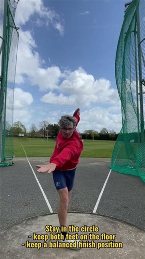 Discus - Standing throw | #coaching #trackandfield #discusthrow #tutorial