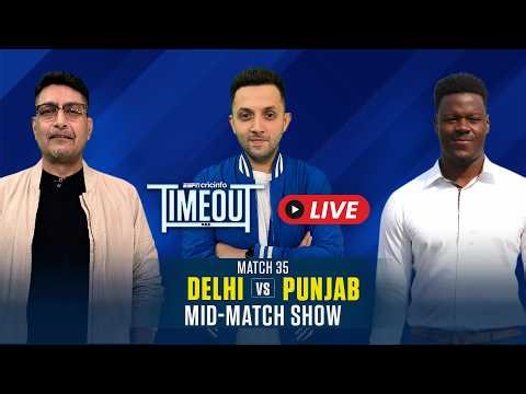 DC vs PBKS Innings break show | LIVE IPL 2026 Match 35 | Can Punjab chase down Delhi's huge total?